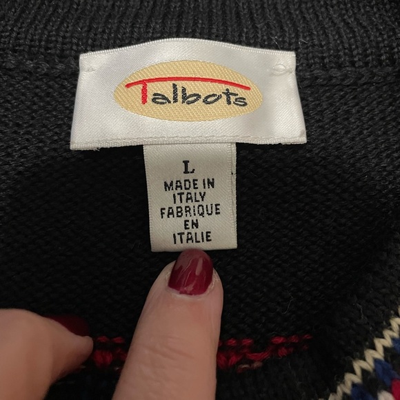Incredible Talbots Cardigan Wool Sweater - Made In Italy - Picture 5 of 14